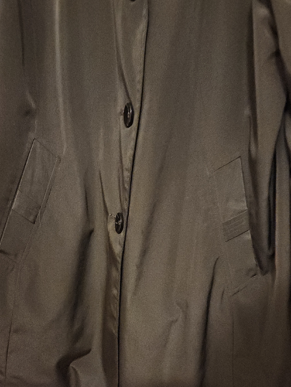 London Fog Women's Black Trench Coat With Hood XL - Picture 5 of 15